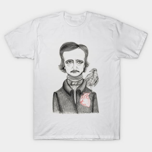 Allan Poe T-Shirt by Pendientera